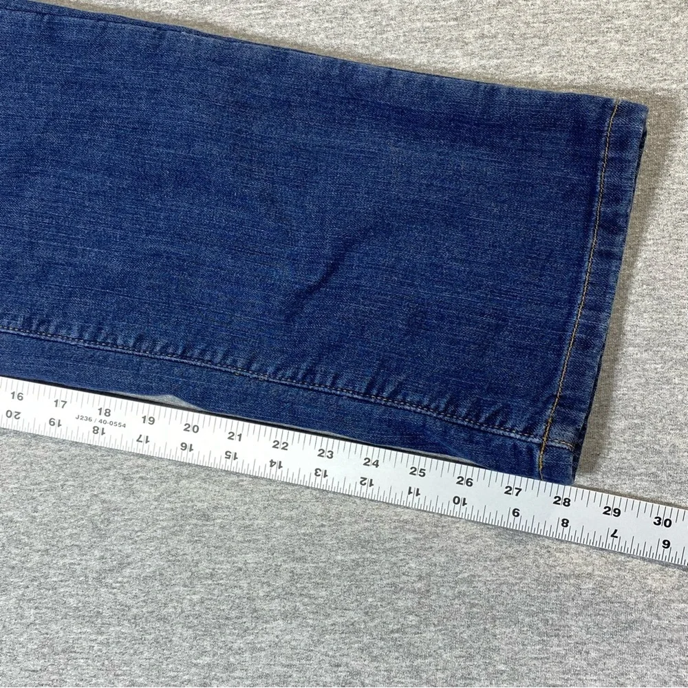 L.L. Bean Jeans Women's 12 Blue Classic Fit Straight Leg Hi Rise Preppy Denim - Picture 14 of 14